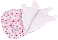 Goki sacco a pelo per letto bambole - motivo floreale tessuto lavabile-2