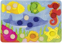 Goki gioco da tavolo - dado dei colori gioco famiglia legno 3+ educativo-2