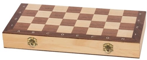 Goki scacchiera in legno - gioco da tavolo strategico in valigetta-2