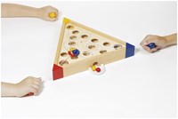 Goki gioco di abilità cooperativo in legno Tricours lavoro di squadra-2