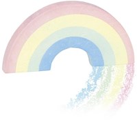Goki gessetti da marciapiede giocattolo colori arcobaleno-2