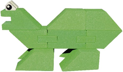 Goki set di costruzione dinosauro - set creativo in pietra per bambini-2