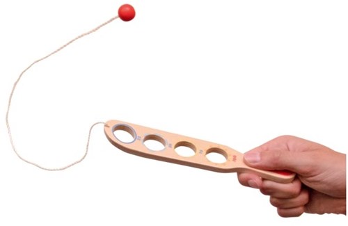 Goki gioco di abilità in legno - gioco acchiappa la palla-2