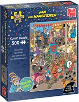 Puzzle Jumbo Jan van Haasteren Fijne 90ste! 500 pezzi cartone animato-2