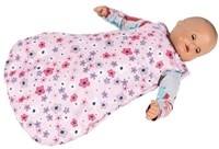 Goki sacco a pelo per letto bambole - motivo floreale tessuto lavabile-3
