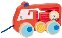Goki Houten Trekfiguur brandweer 112-3