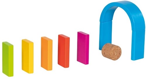 Goki Houten Bouwblokken Kleur, 41dlg.-3