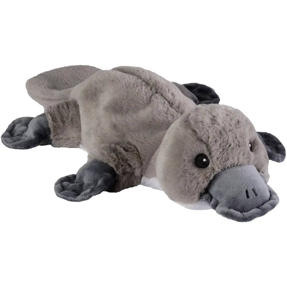 Warmies peluche termica ornitorinco grigio 40 cm profumo lavanda