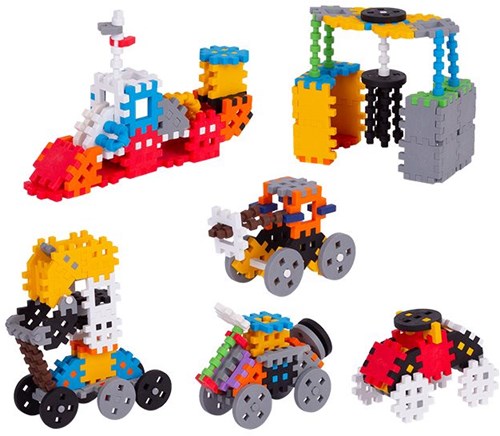 Marioinex blocchi da costruzione Mini Waffle - 300 pezzi set costruzioni multicolore