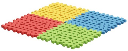 Marioinex mattoncini Mini Waffle - set base giocattolo educativo multicolore