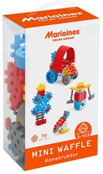 Marioinex mattoncini Mini Waffle set costruzioni 70 pezzi blu multicolore