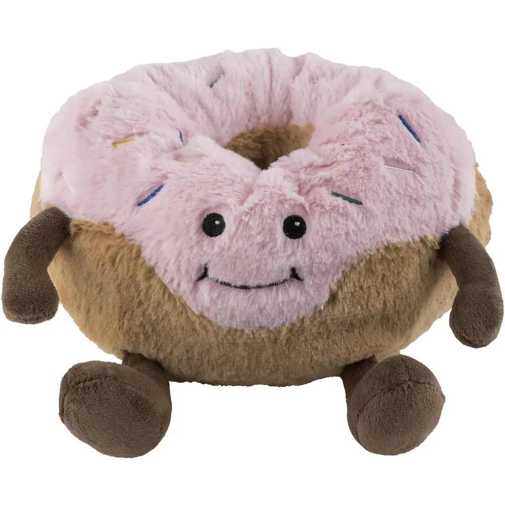 Warmies peluche donut rosa marrone lavanda giocattolo termico