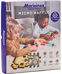 Marioinex mattoncini Micro Waffle 517 pezzi con carte - giocattolo educativo