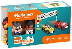 Marioinex set blocchi da costruzione corsa - Mini Waffle - 80 pezzi - giocattolo educativo