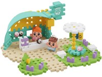 Marioinex blocchi da costruzione Mini Waffle Cafe 80 pezzi giocattolo colorato-2