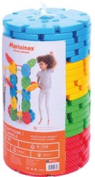 Marioinex giocattolo didattico ruote 36 pezzi - set educativo in cartone
