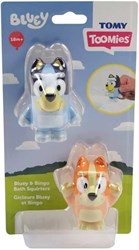 Tomy giocattolo da bagno Bluey set spruzzatori d'acqua - Bluey & Bingo - plastica