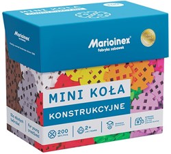 Marioinex mattoncini Mini Waffle Construction Wheels 200 pezzi multicolore