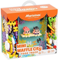 Marioinex blocchi da costruzione Mini Waffle Food Truck 148 pezzi set gioco