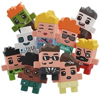 Marioinex mattoncini Mini Waffle sorpresa - giocattolo colorato-2