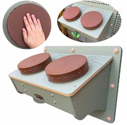 Eduplay giocattolo musicale STEM Wall Outdoor Drum set bonghi giardino
