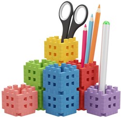 Marioinex organizer da scrivania giocattolo Mini Waffle 70 pezzi multicolore