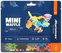 Marioinex blocchi da costruzione Mini Waffle Nature Toucan 50 pezzi giocattolo educativo-2