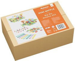 Marioinex mattoncini Mini Waffle School Set Animali - giocattolo creativo