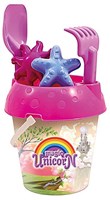 Adriatic giocattolo da spiaggia Magic Unicorn set secchiello 6 pezzi per bambini