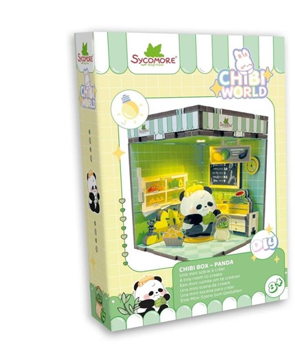 Sycomore peluche giocattolo Chibi Box Panda per bambini-2