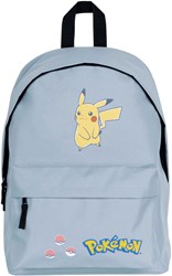 OttoSimon zaino Pokemon grigio - zaino per bambini con logo stampato