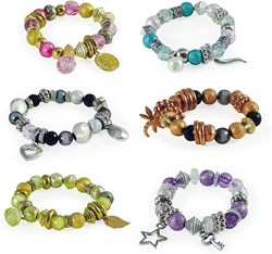 Buki braccialetti con ciondoli e perline - gioco creativo per creare gioielli