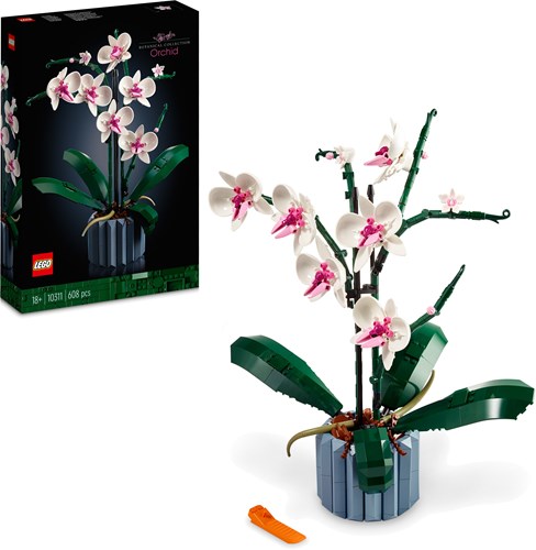 LEGO Icons Orchidea - Set di costruzione per adulti - Botanical Collection 10311-3