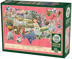 Cobble Hill puzzle 1000 pezzi fiori America puzzle