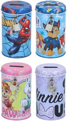 Paw Patrol salvadanaio con lucchetto - salvadanaio per bambini con licenza