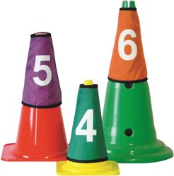 Spordas copriconi set - coperture colorate per coni da gioco