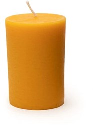 Candele pilastro in cera d’api Dipam sostenibili 4 pezzi lunga durata