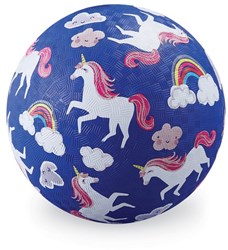 Crocodile Creek palla da gioco unicorno 18cm - palla colorata in gomma per bambini