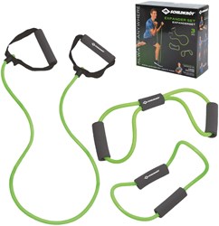 Schildkröt set di espansori elastici fitness con maniglie per allenamento