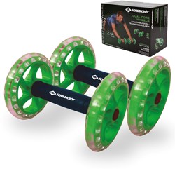 Schildkröt fitness Dual Roller core trainer - ruota per addominali da casa