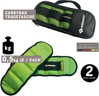 Schildkröt pesi da polso e caviglia fitness 2x 0,5kg regolabili-2