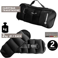 Schildkröt pesi per polsi e caviglie fitness 2x 2,0kg regolabili-2