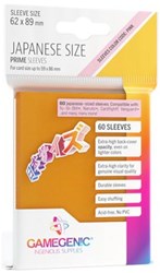 Gamegenic bustine protettive formato giapponese Arancione 60 pezzi protezione carte