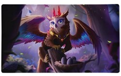Asmodee tappetino da gioco Dragon Shield The Dragowlis con tubo portaoggetti - accessorio per giochi di carte