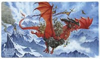 Asmodee tappetino da gioco Dragon Shield The Raid con tubo - accessorio carte