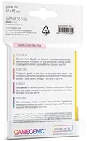 Gamegenic bustine carte formato giapponese giallo 60 pezzi - protezione carte-3