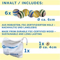 Schildkröt set boccia in legno per esterni con borsa-2