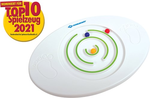 Schildkröt balance board per bambini con labirinto a sfere 45x30cm