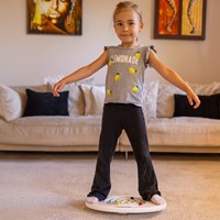 Schildkröt balance board per bambini con labirinto a sfere 45x30cm-3