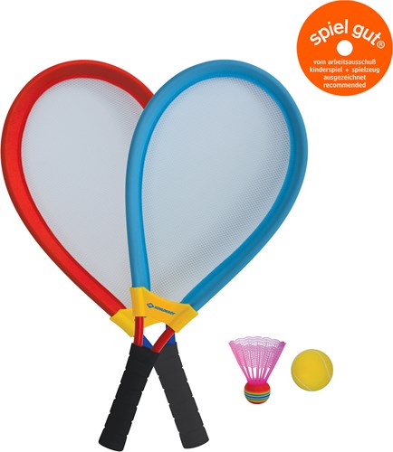 Schildkröt set racchette giganti gioco bambini tennis badminton esterno